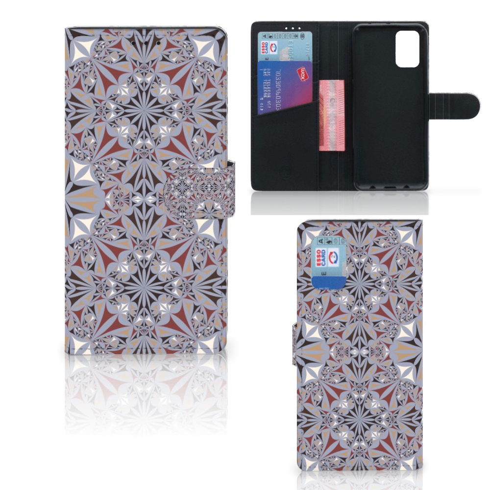 Samsung Galaxy A02s | M02s Bookcase Flower Tiles