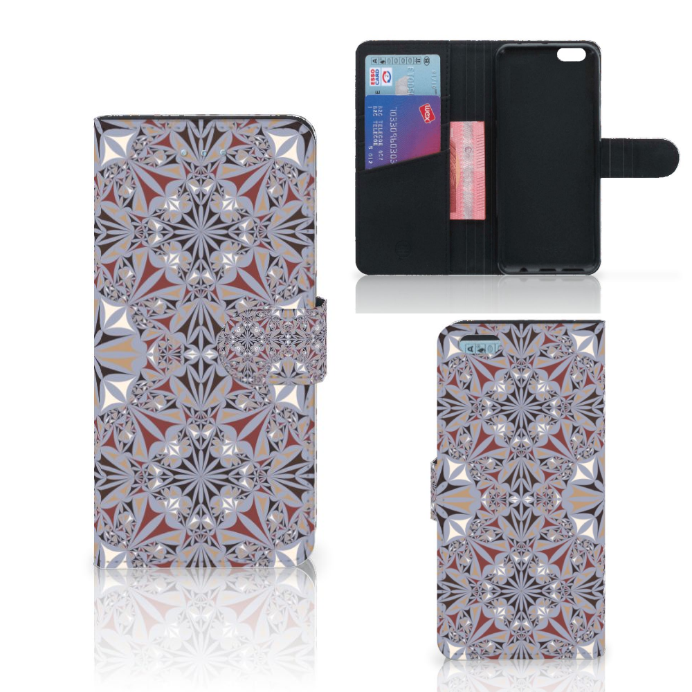 Apple iPhone 6 Plus | 6s Plus Bookcase Flower Tiles
