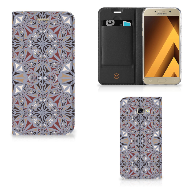 Samsung Galaxy A5 2017 Standcase Flower Tiles