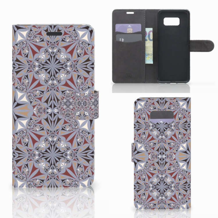 Samsung Galaxy S8 Plus Bookcase Flower Tiles