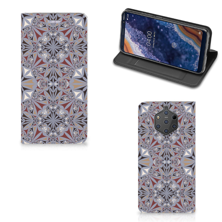 Nokia 9 PureView Standcase Flower Tiles