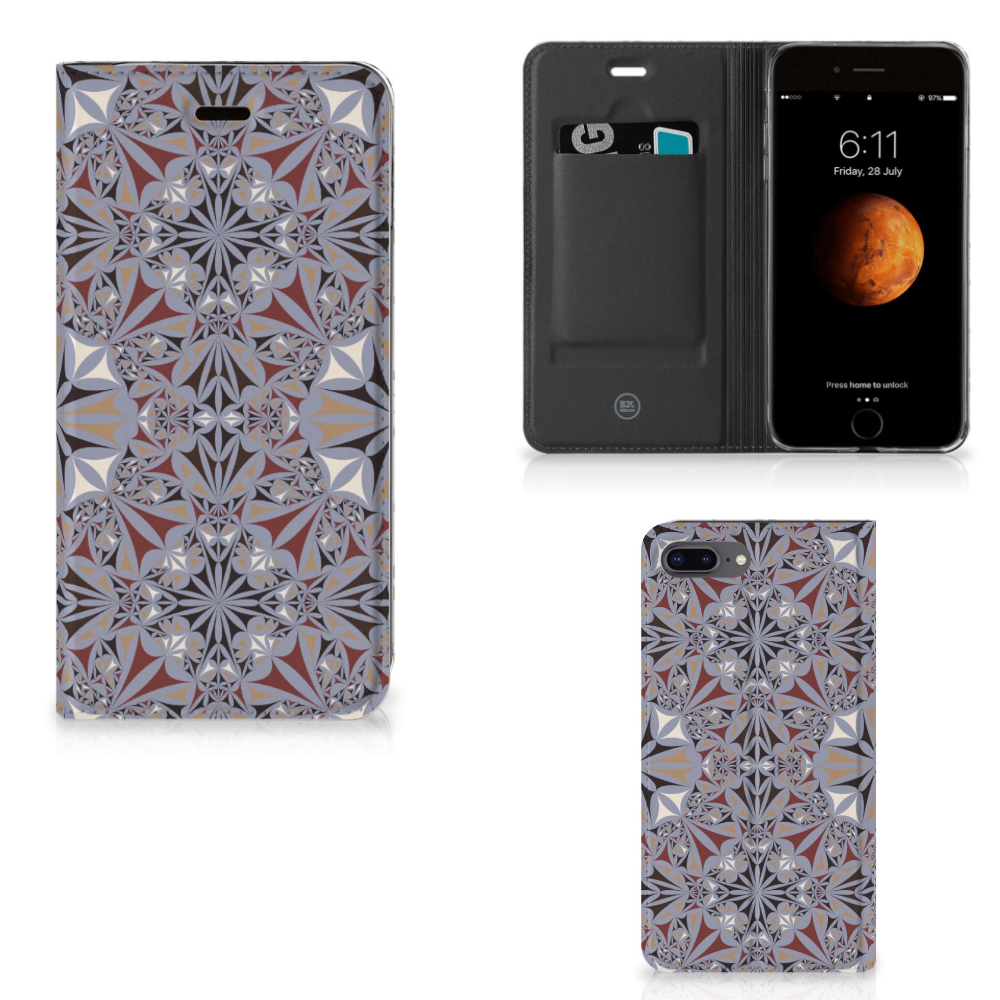 Apple iPhone 7 Plus | 8 Plus Standcase Flower Tiles