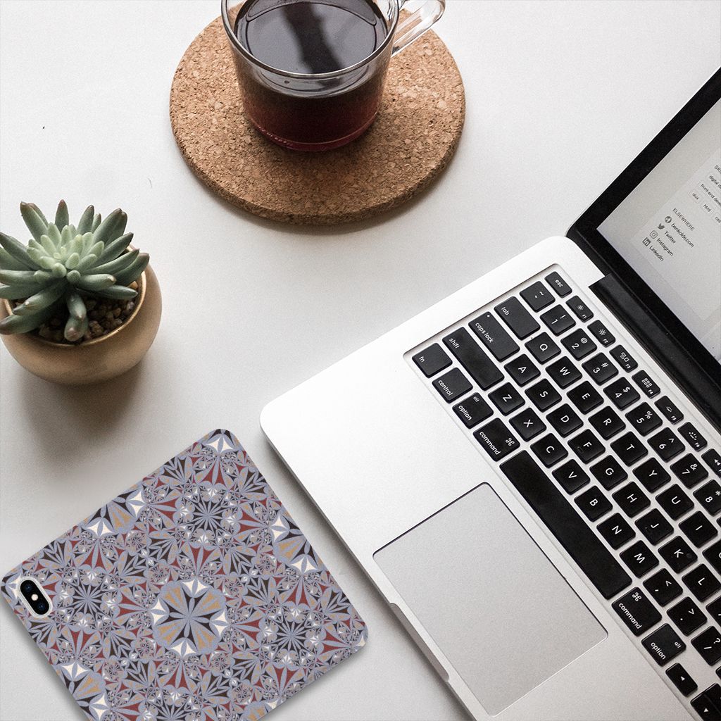 Apple iPhone Xs Max Standcase Flower Tiles