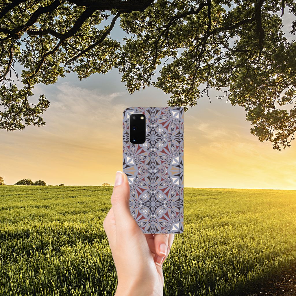 Samsung Galaxy S20 Standcase Flower Tiles