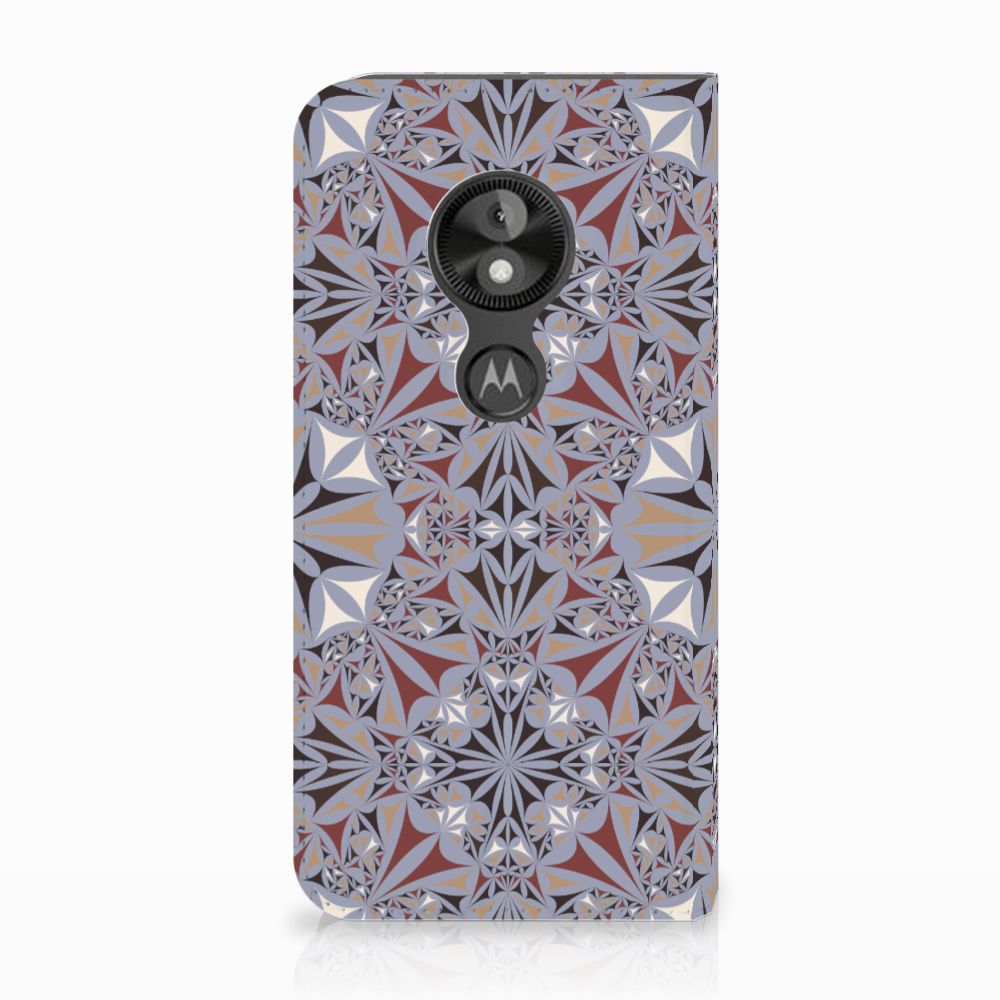 Motorola Moto E5 Play Standcase Flower Tiles