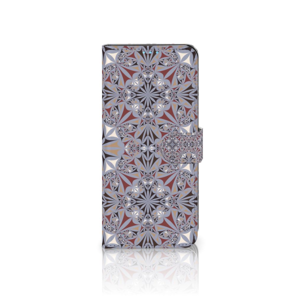 OPPO A72 | OPPO A52 Bookcase Flower Tiles