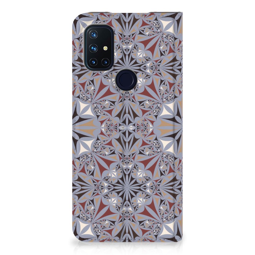 OnePlus Nord N10 5G Standcase Flower Tiles