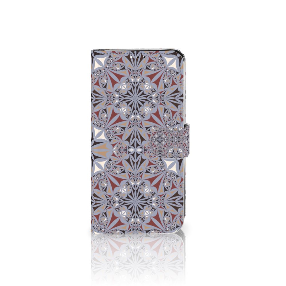 Motorola Moto G7 | G7 Plus Bookcase Flower Tiles