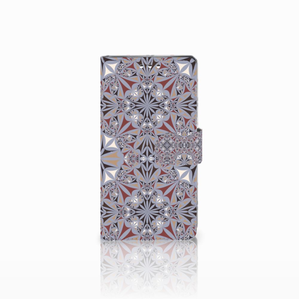 Sony Xperia XZ1 Bookcase Flower Tiles