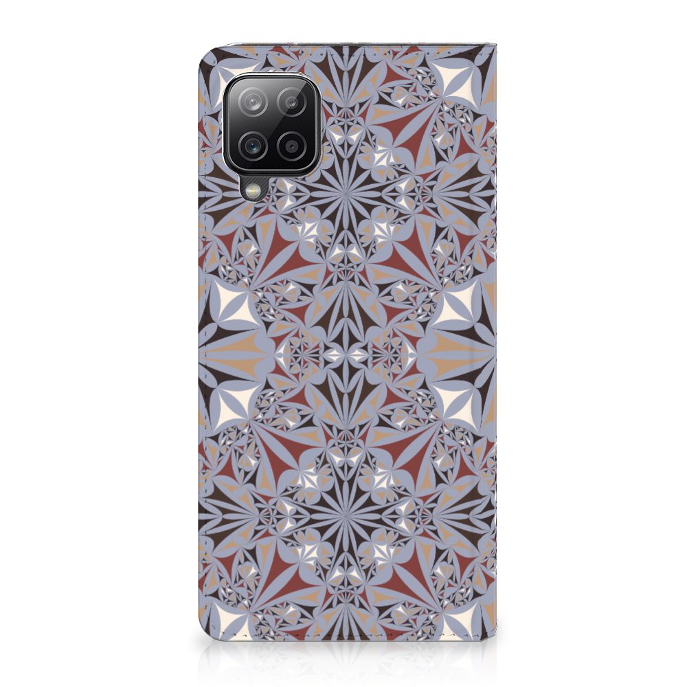 Samsung Galaxy A12 Standcase Flower Tiles