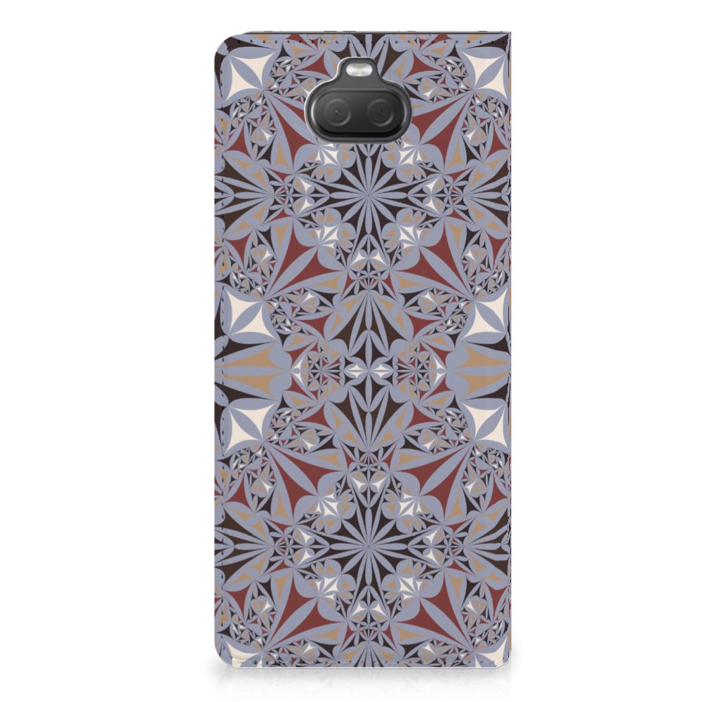 Sony Xperia 10 Standcase Flower Tiles