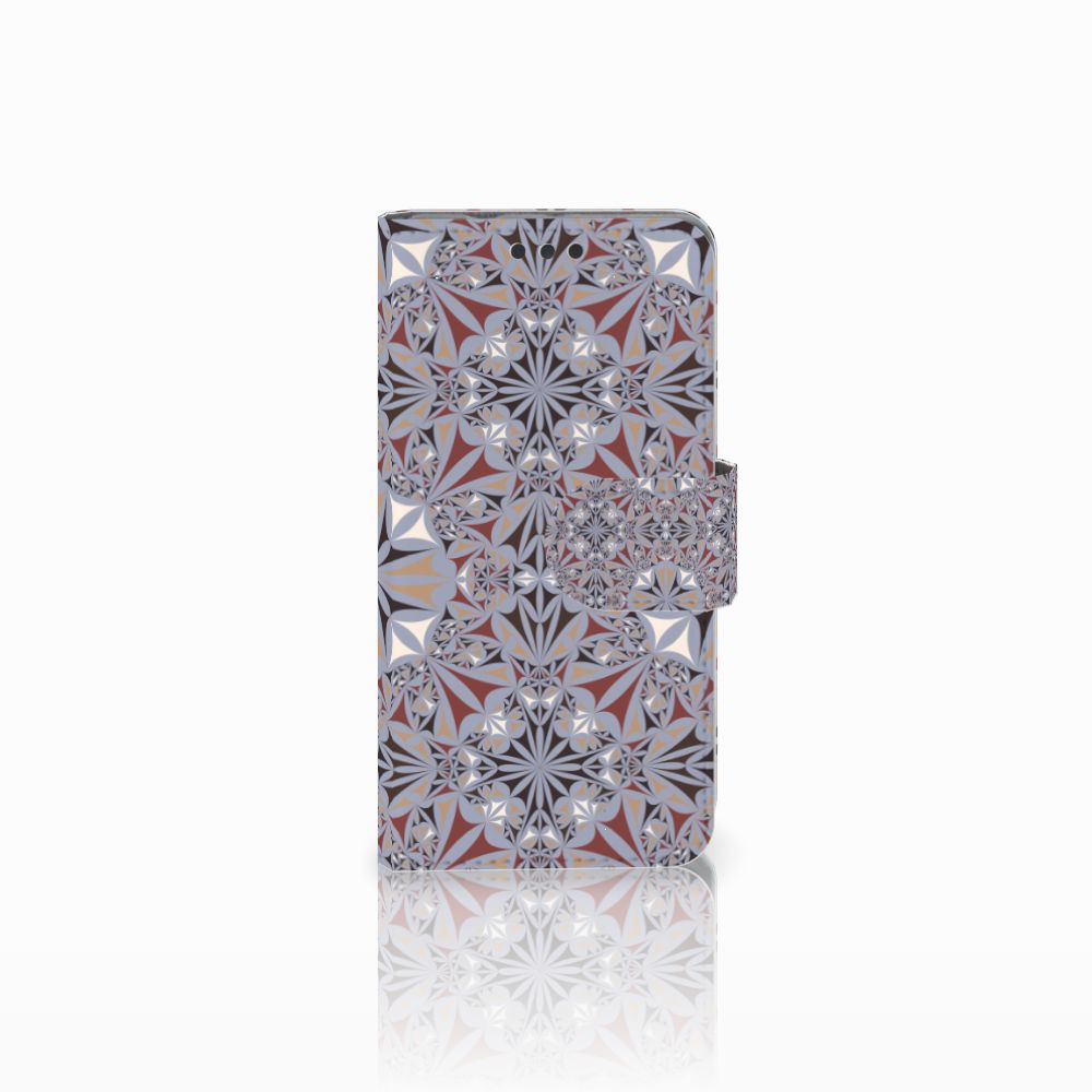 Sony Xperia Z3 Compact Bookcase Flower Tiles