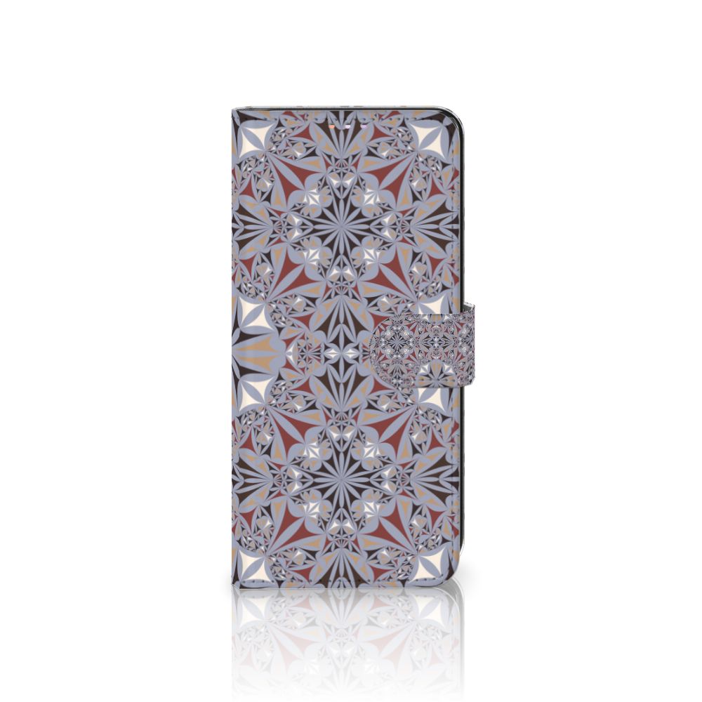 Samsung Galaxy M11 | A11 Bookcase Flower Tiles
