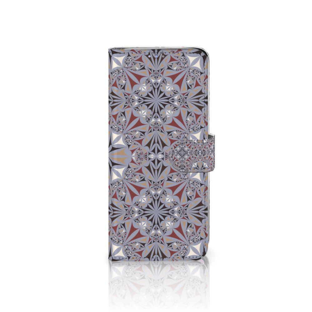 Samsung S10 Lite Bookcase Flower Tiles