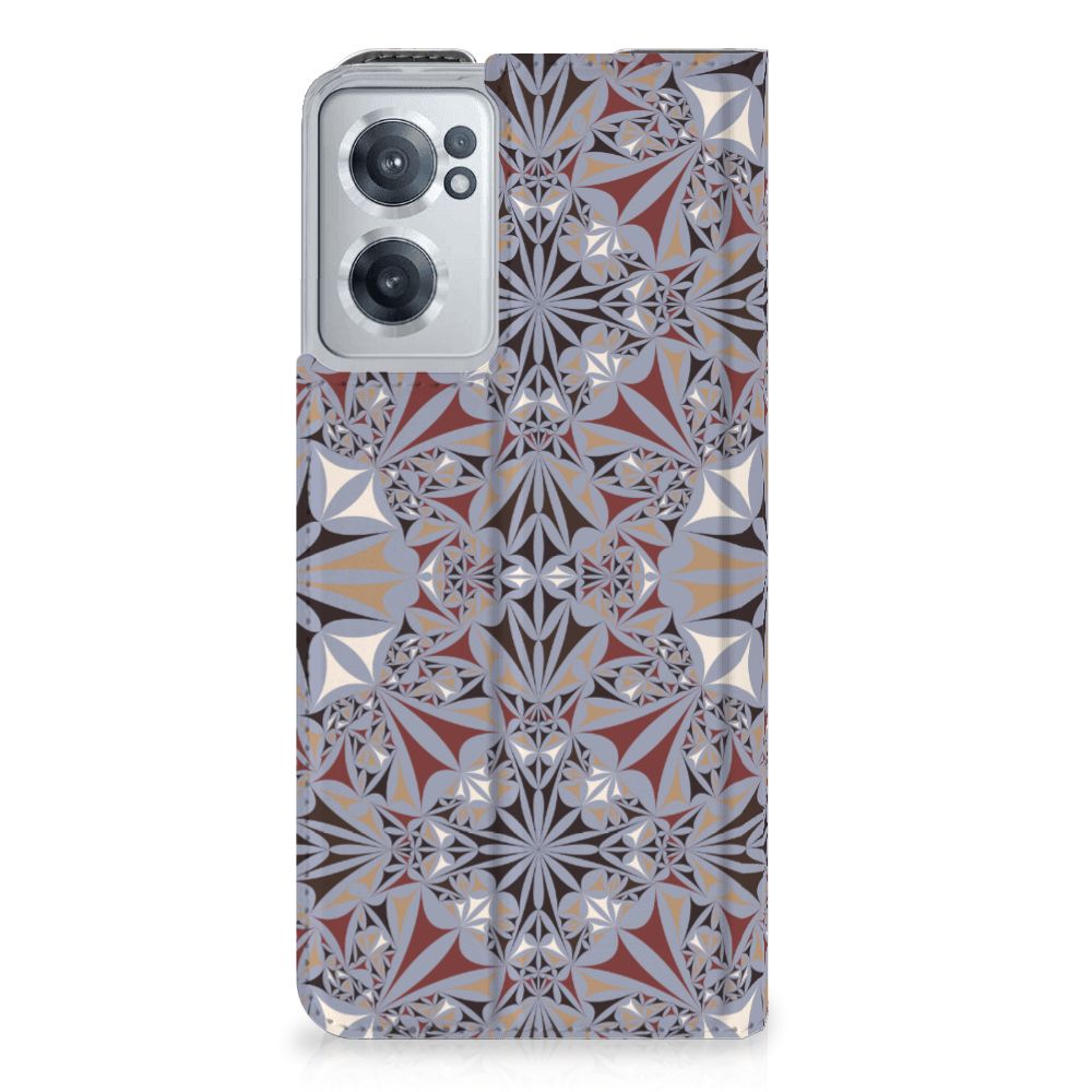 OnePlus Nord CE 2 5G Standcase Flower Tiles