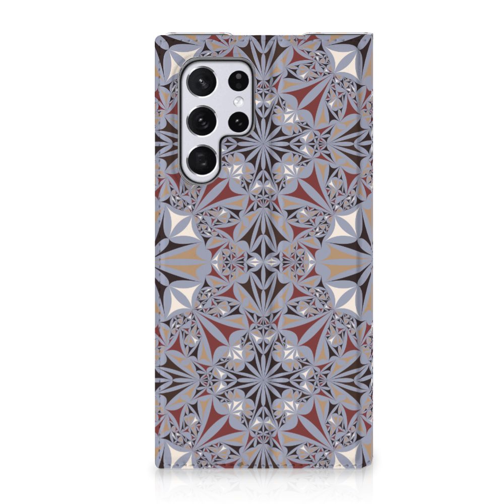 Samsung Galaxy S22 Ultra Standcase Flower Tiles