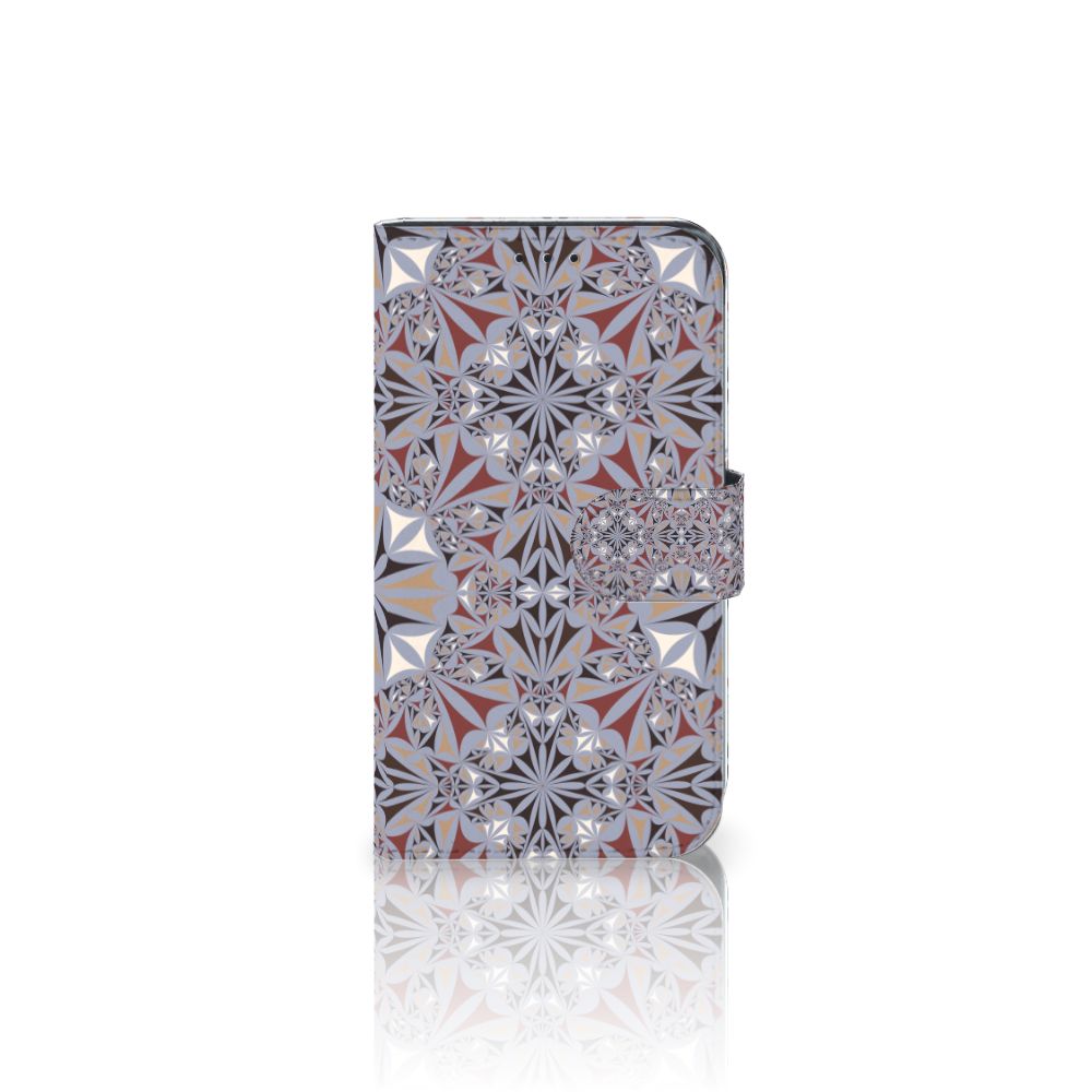 Samsung Galaxy Xcover 4 | Xcover 4s Bookcase Flower Tiles