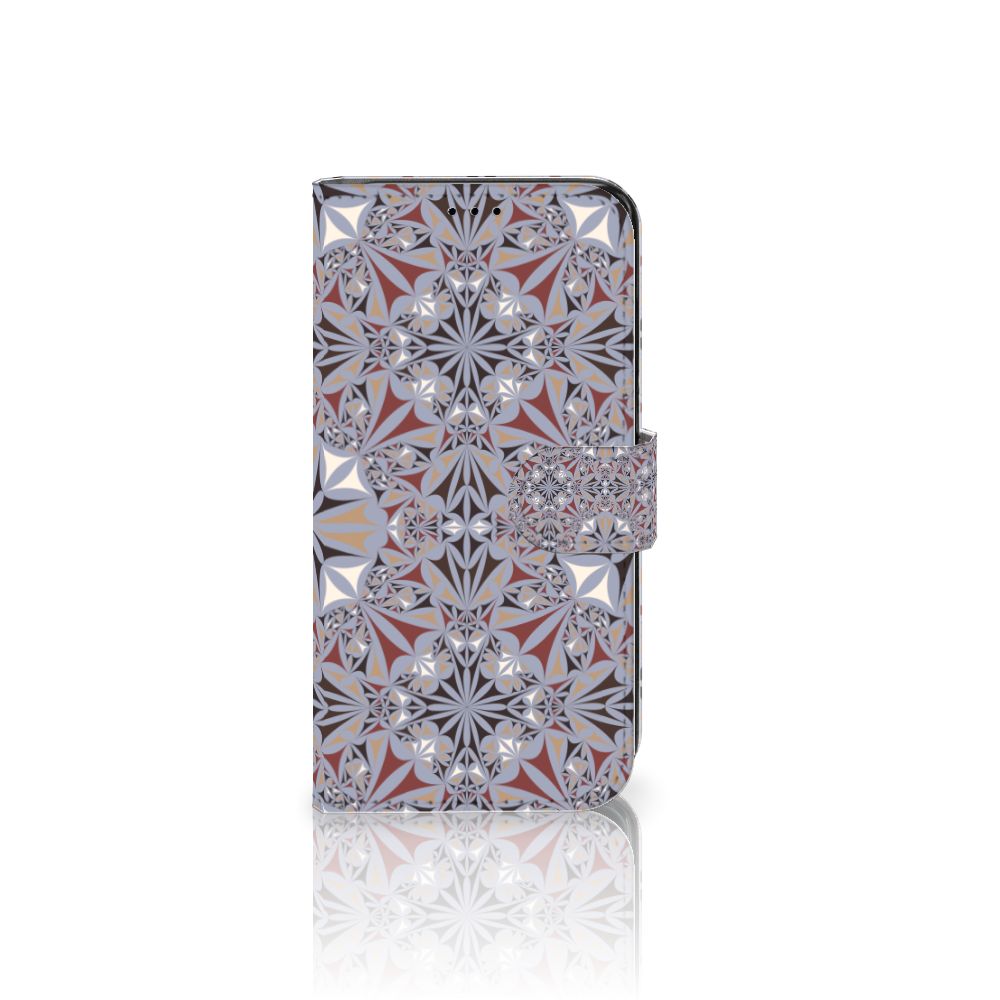Samsung Galaxy S7 Edge Bookcase Flower Tiles