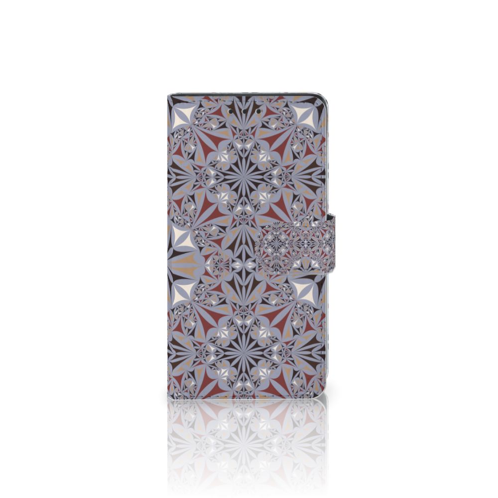 Sony Xperia Z3 Bookcase Flower Tiles