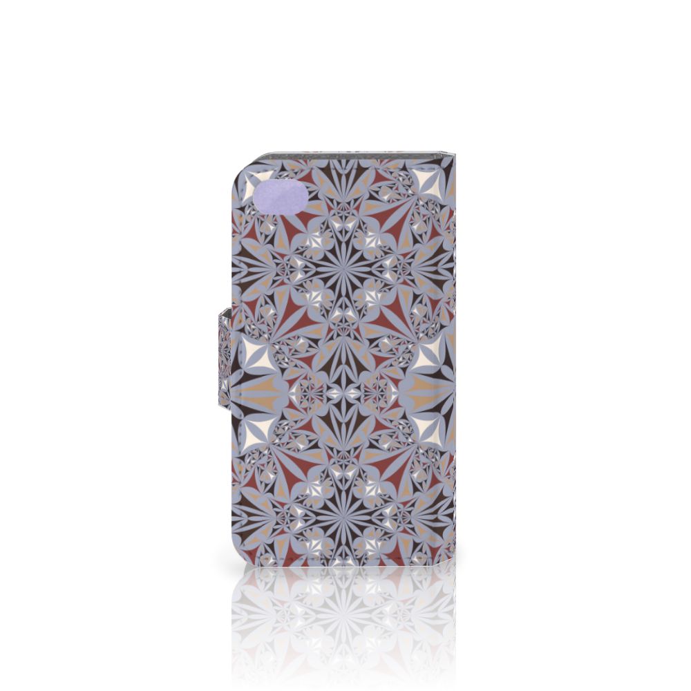 Apple iPhone 4 | 4S Bookcase Flower Tiles