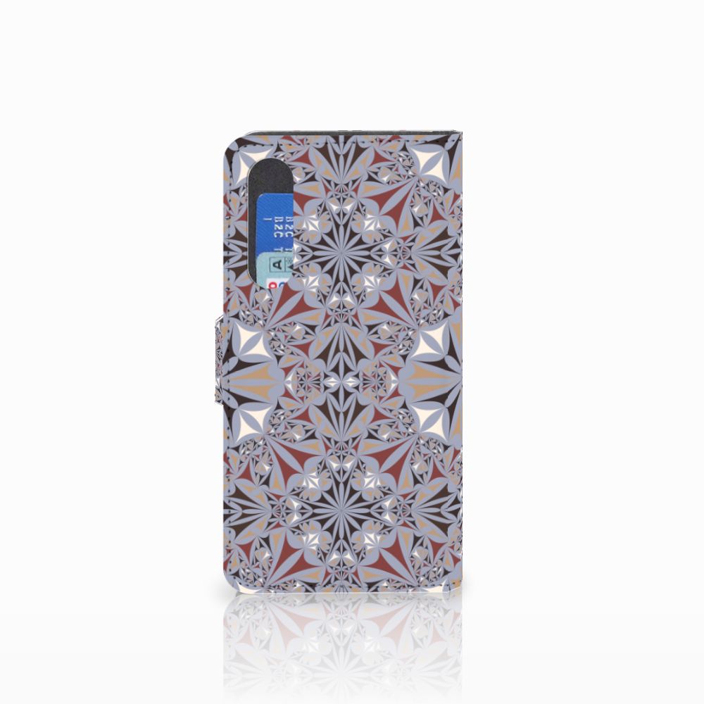 Huawei P30 Bookcase Flower Tiles