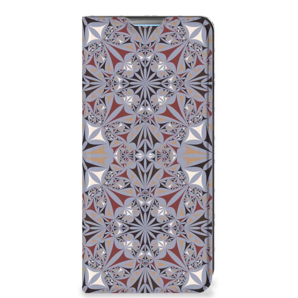 OPPO A74 4G Standcase Flower Tiles