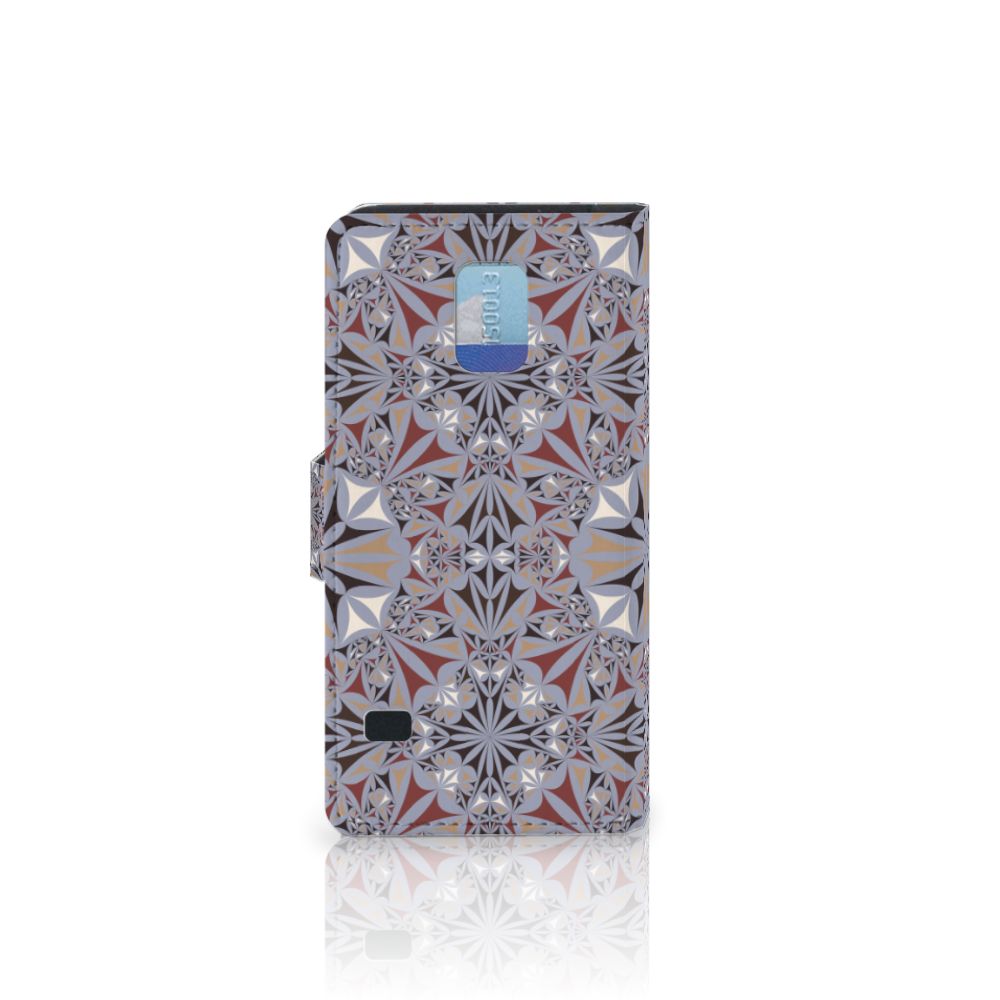 Samsung Galaxy S5 | S5 Neo Bookcase Flower Tiles
