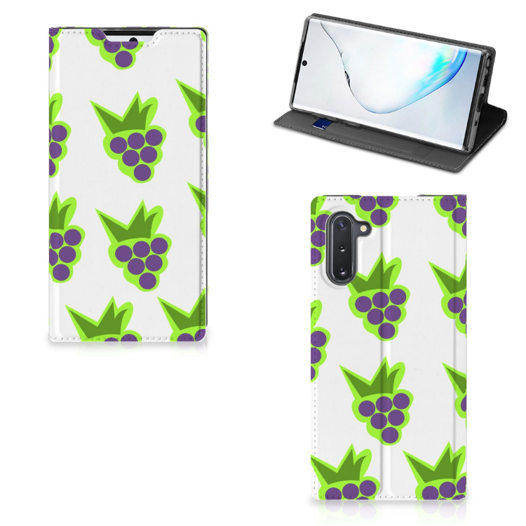 Samsung Galaxy Note 10 Flip Style Cover Druiven