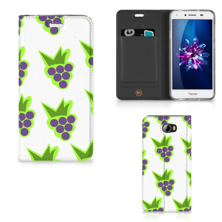 Huawei Y5 2 | Y6 Compact Flip Style Cover Druiven