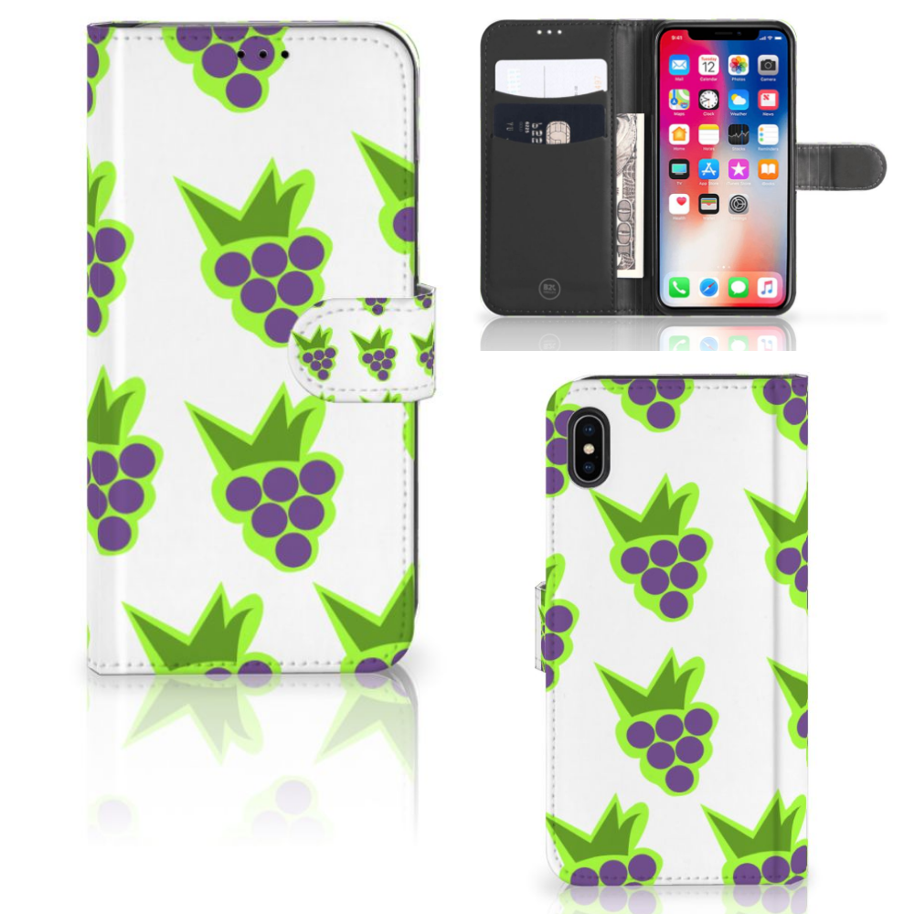 Apple iPhone Xs Max Book Cover Druiven