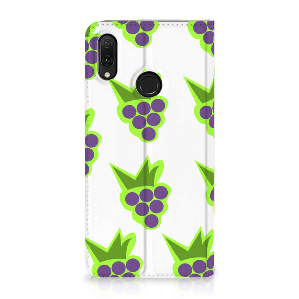 Huawei Y7 hoesje Y7 Pro (2019) Flip Style Cover Druiven