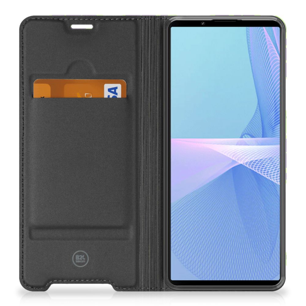 Sony Xperia 10 III Flip Style Cover Druiven