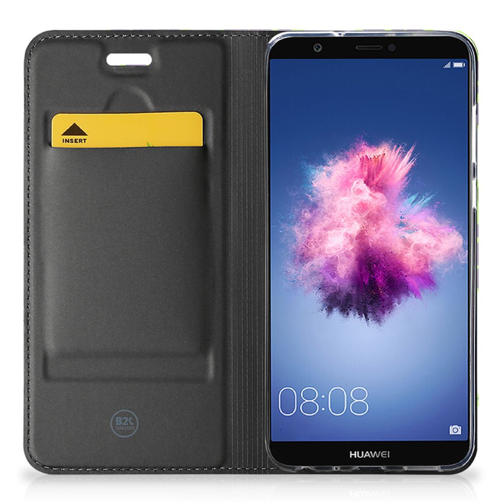 Huawei P Smart Flip Style Cover Druiven