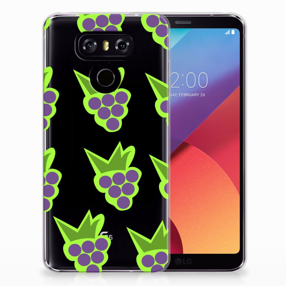 LG G6 Siliconen Case Druiven
