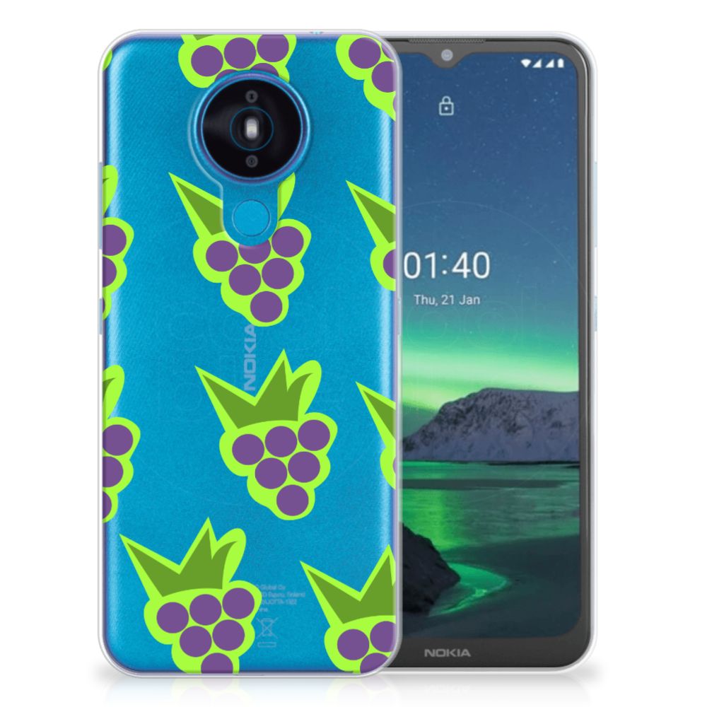 Nokia 1.4 Siliconen Case Druiven