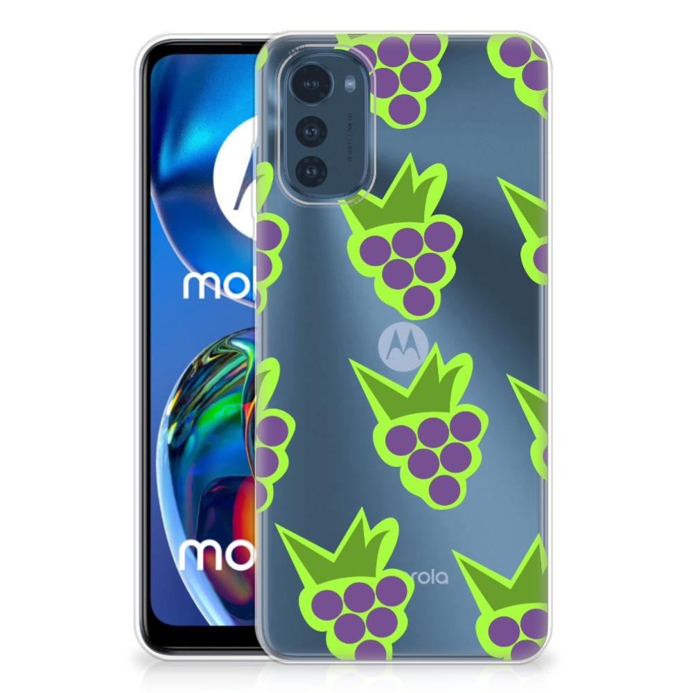 Motorola Moto E32/E32s Siliconen Case Druiven