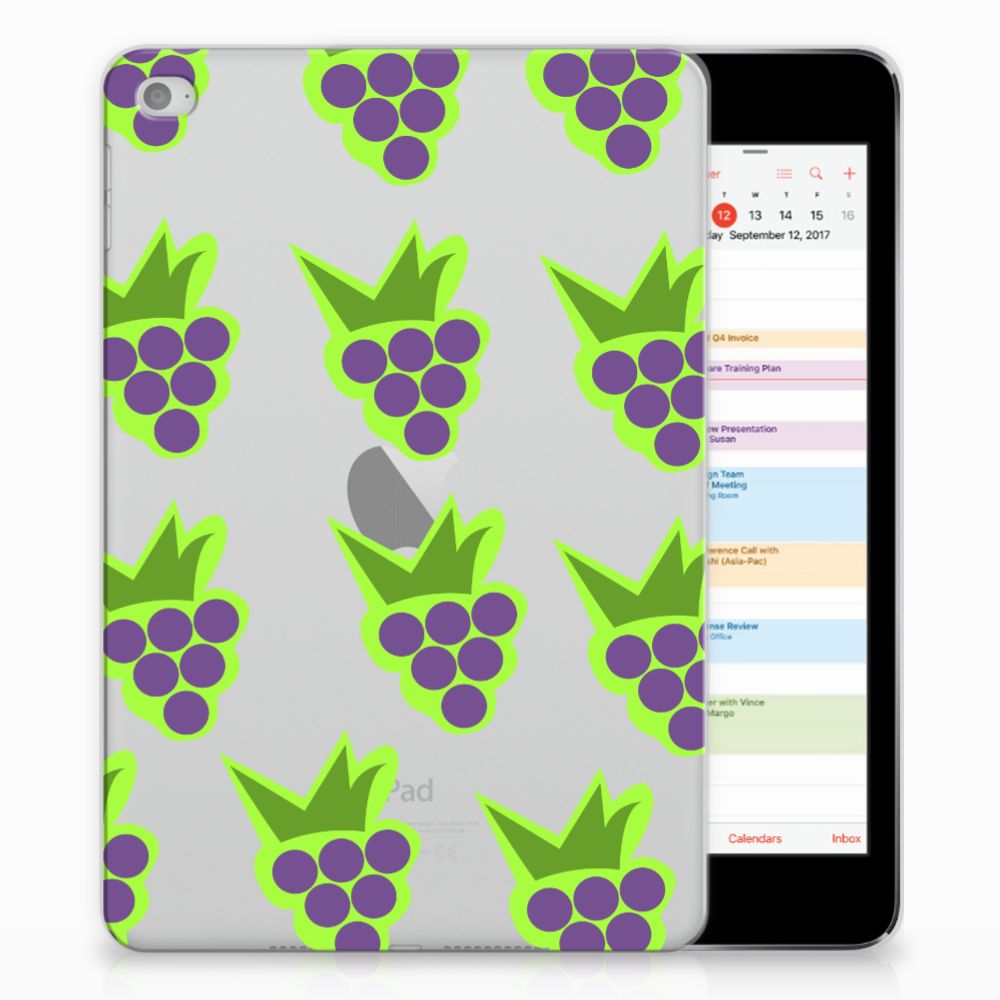 Apple iPad Mini 4 Uniek Tablethoesje Druiven
