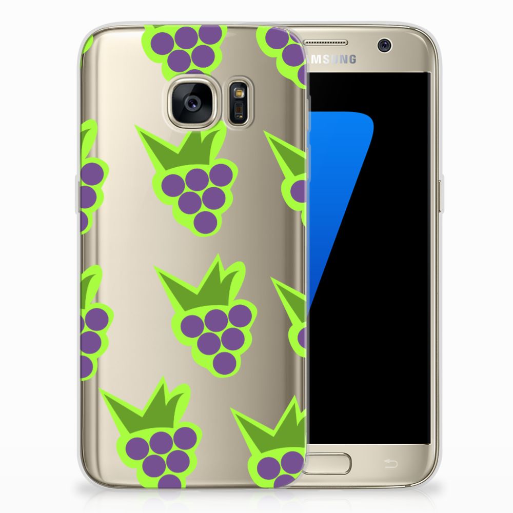 Samsung Galaxy S7 Siliconen Case Druiven