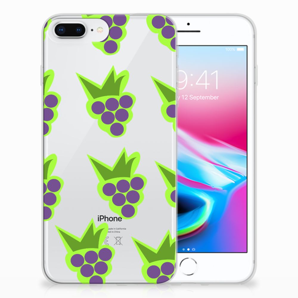 Apple iPhone 7 Plus | 8 Plus Siliconen Case Druiven