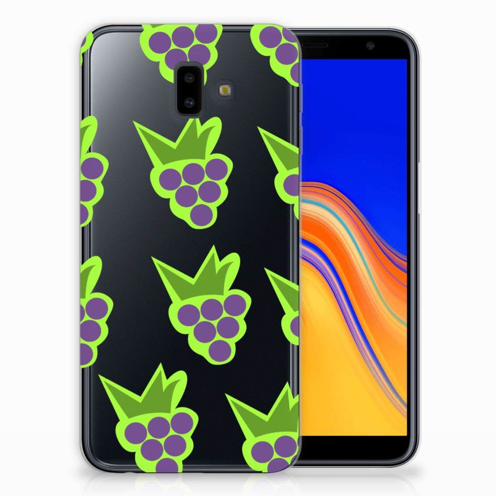 Samsung Galaxy J6 Plus (2018) Siliconen Case Druiven