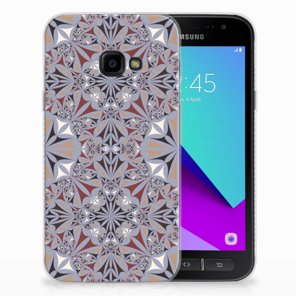 Samsung Galaxy Xcover 4 | Xcover 4s TPU Siliconen Hoesje Flower Tiles