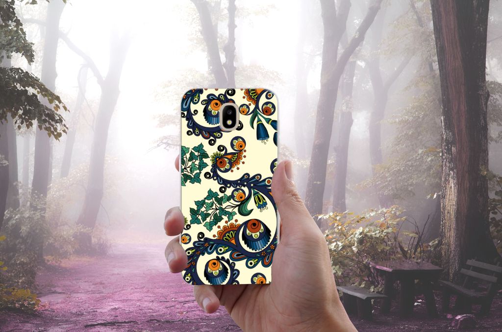 Siliconen Hoesje Samsung Galaxy J5 2017 Barok Flower
