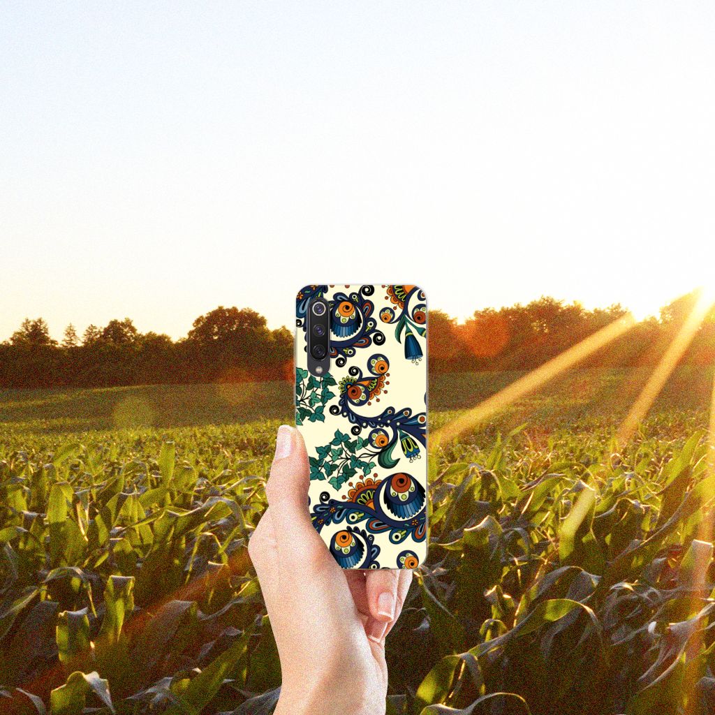 Siliconen Hoesje Xiaomi Mi 9 SE Barok Flower