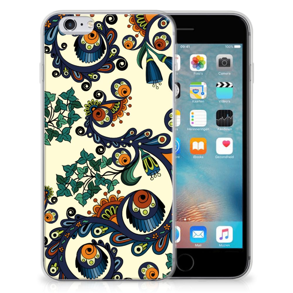 Apple iPhone 6 | 6s TPU Hoesje Design Barok Flower