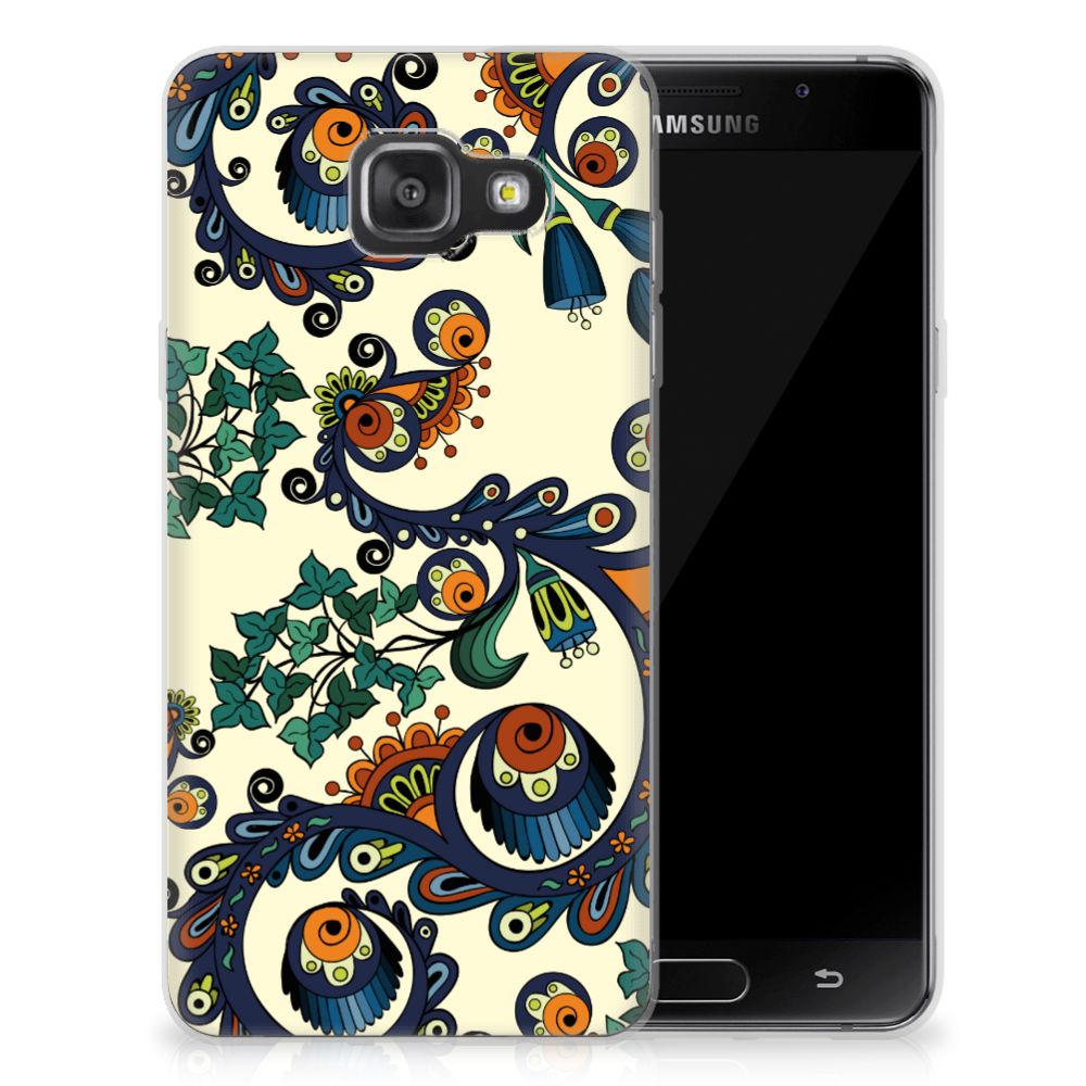 Siliconen Hoesje Samsung Galaxy A3 2016 Barok Flower