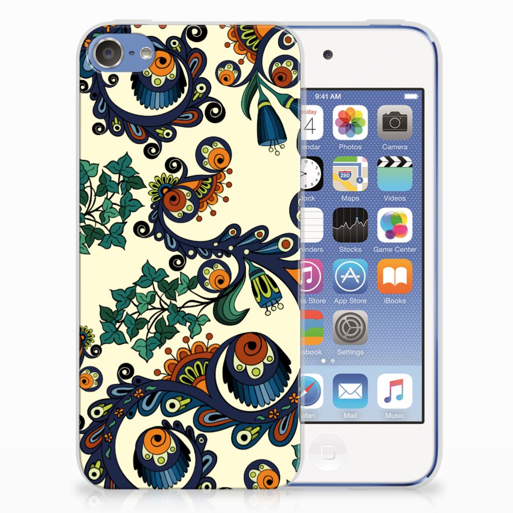 Siliconen Hoesje Apple iPod Touch 5 | 6 Barok Flower