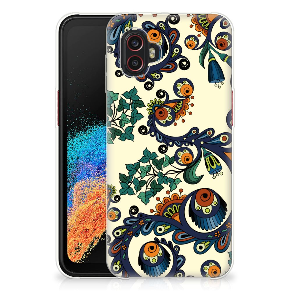 Siliconen Hoesje Samsung Galaxy Xcover 6 Pro Barok Flower