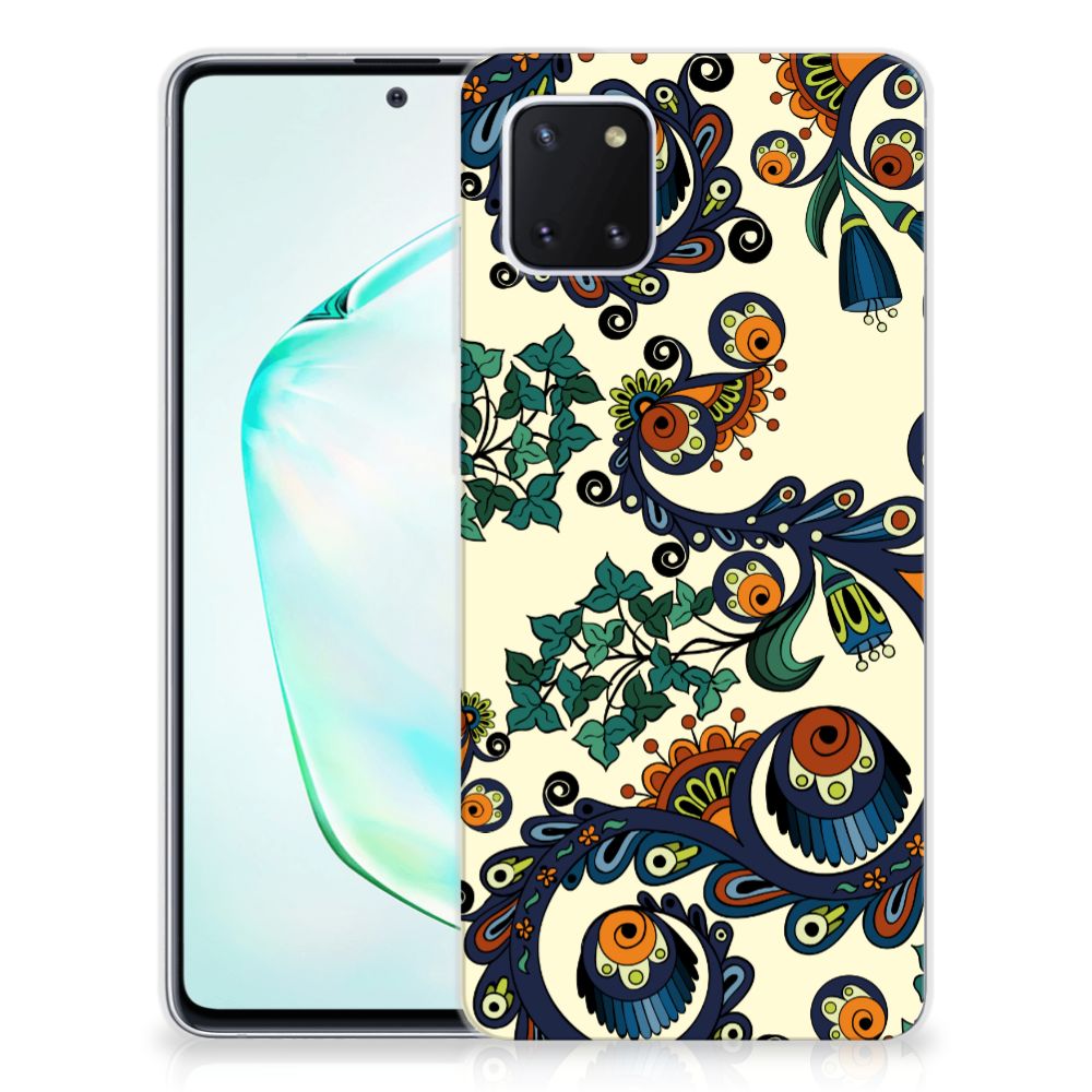 Siliconen Hoesje Samsung Galaxy Note 10 Lite Barok Flower