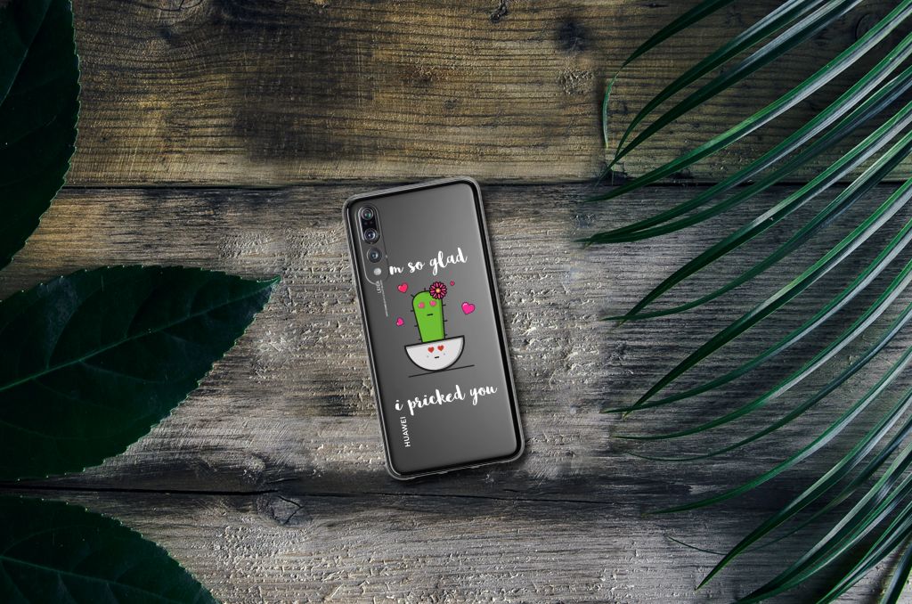 Huawei P20 Pro Telefoonhoesje met Naam Cactus Glad