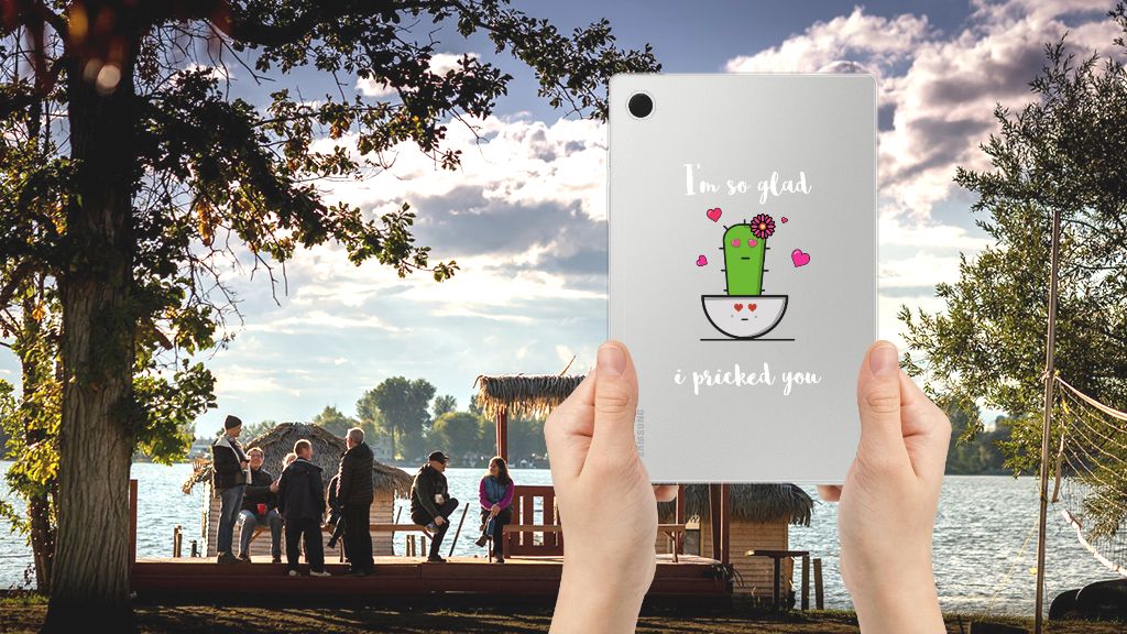 Samsung Galaxy Tab A8 2021/2022 Tablet Back Cover Cactus Glad
